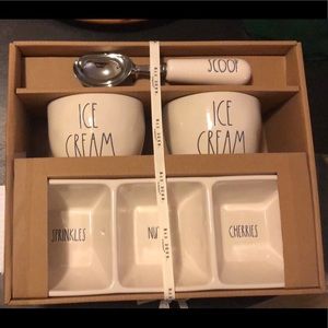 Rae Dunn ice cream set